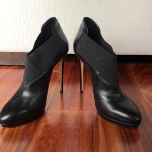 NEW Casadei black booties sz 11